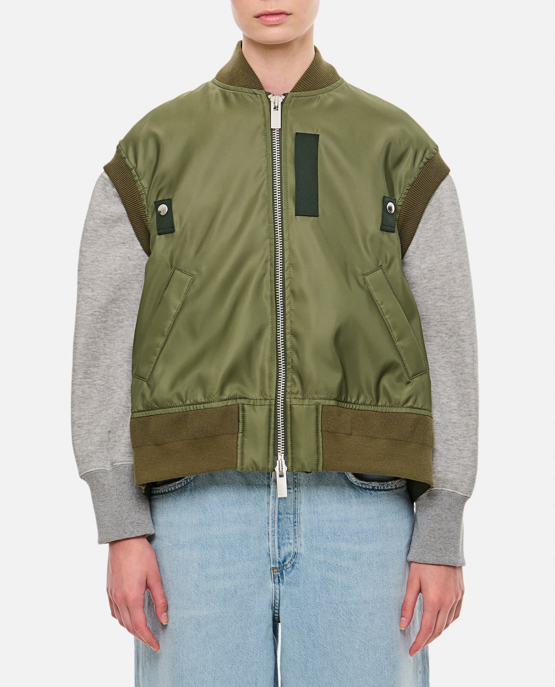 Sacai Women Nylon Twill Vest SACAI