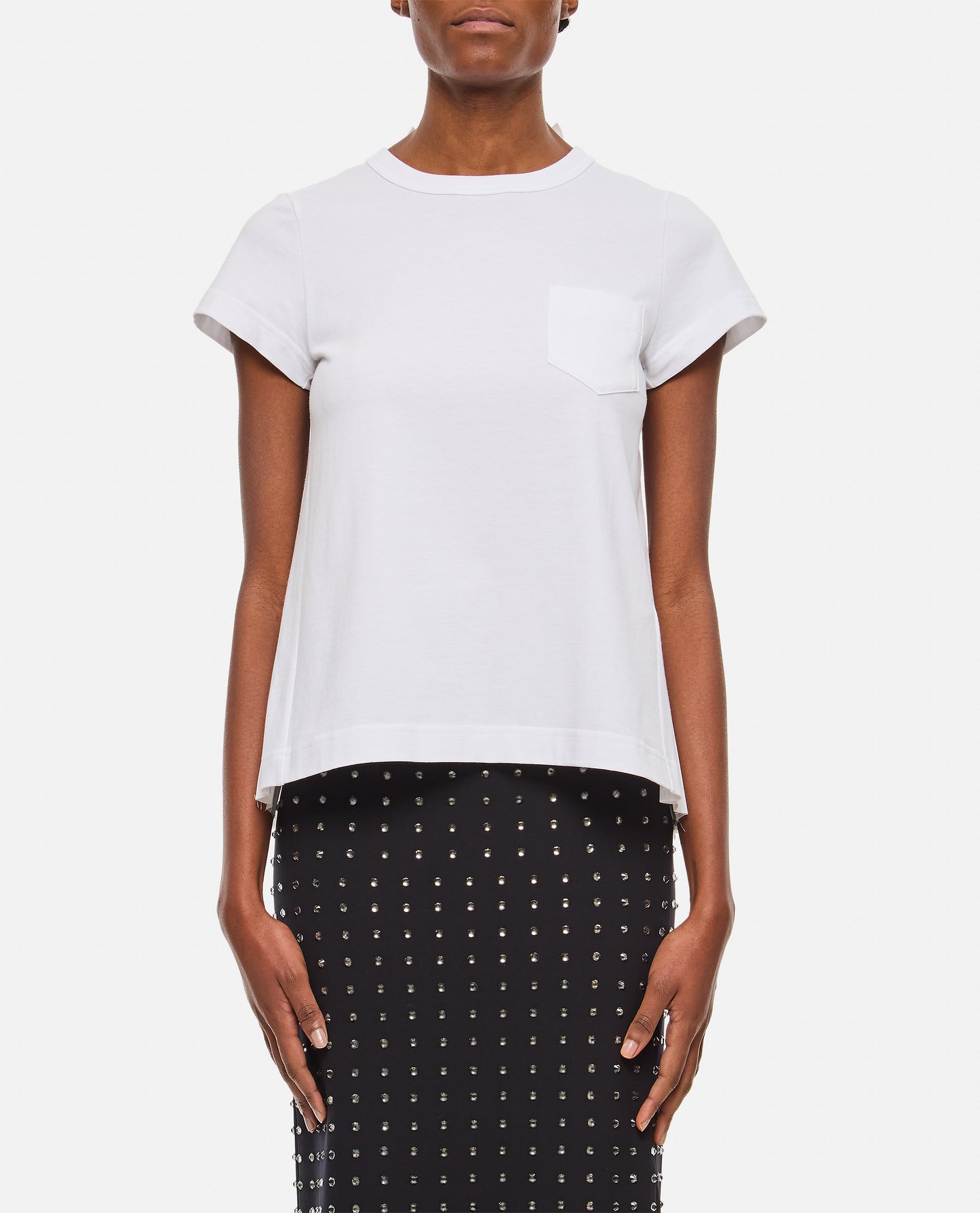 Sacai Women Cotton T-Shirt SACAI