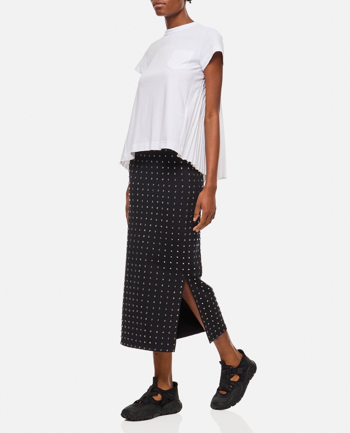 Sacai Women Cotton T-Shirt SACAI