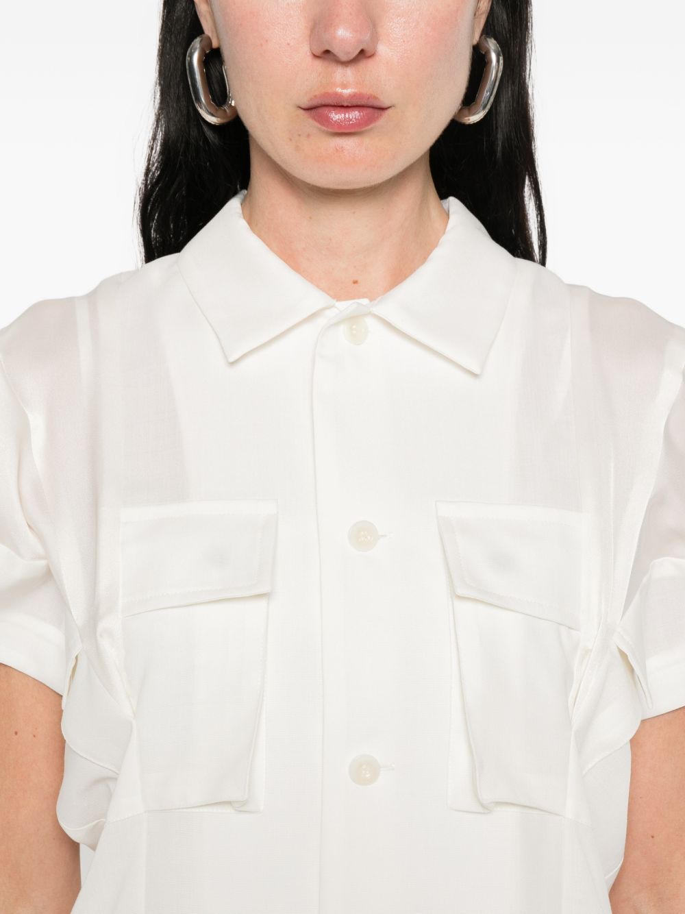 Sacai Women Wool Suiting Dress SACAI