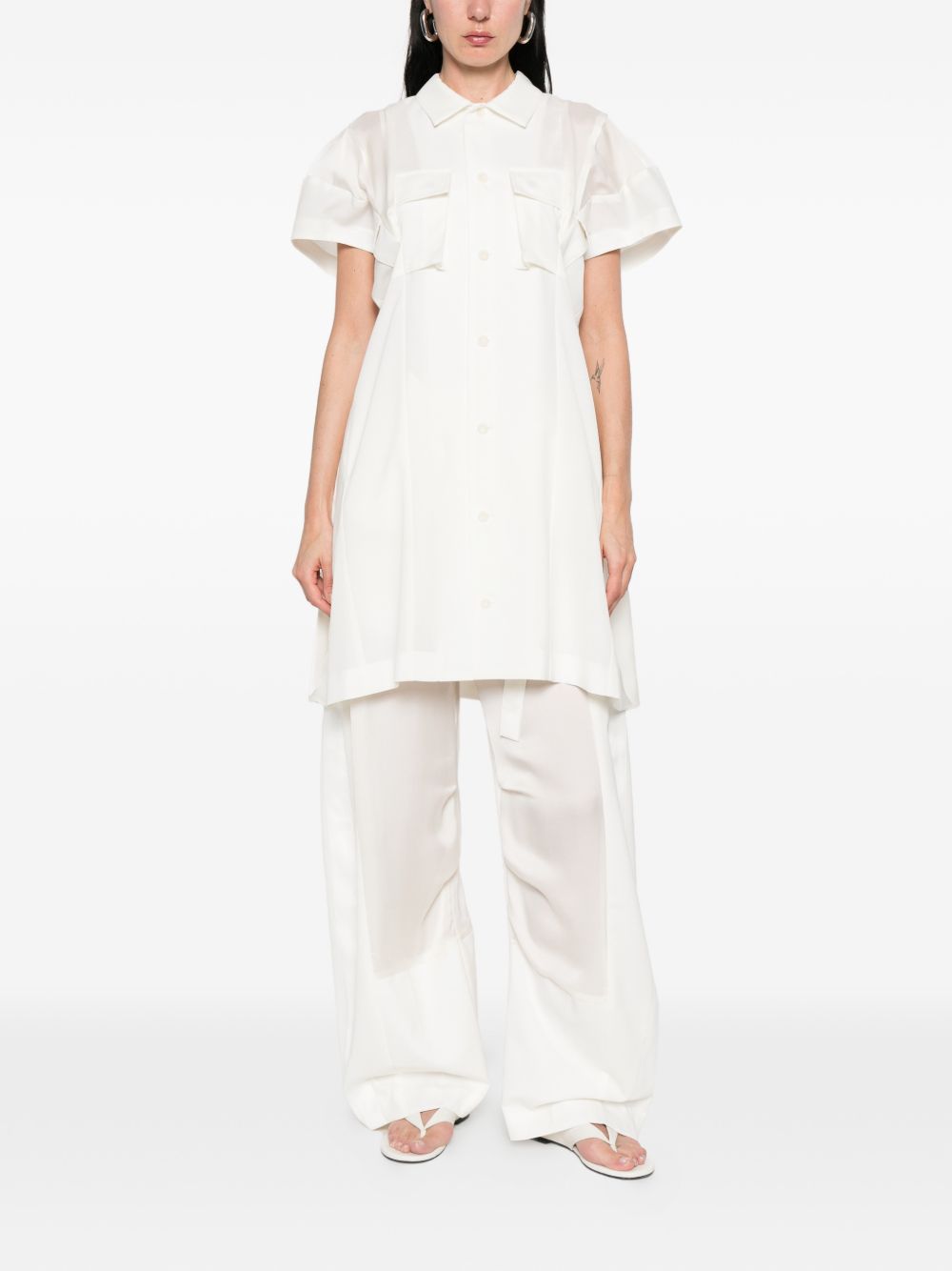 Sacai Women Wool Suiting Dress SACAI