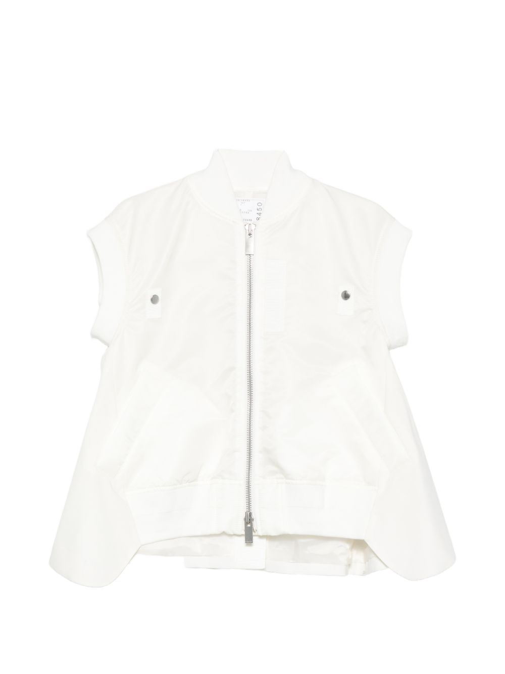 Sacai Women Wool And Nylon Vest SACAI