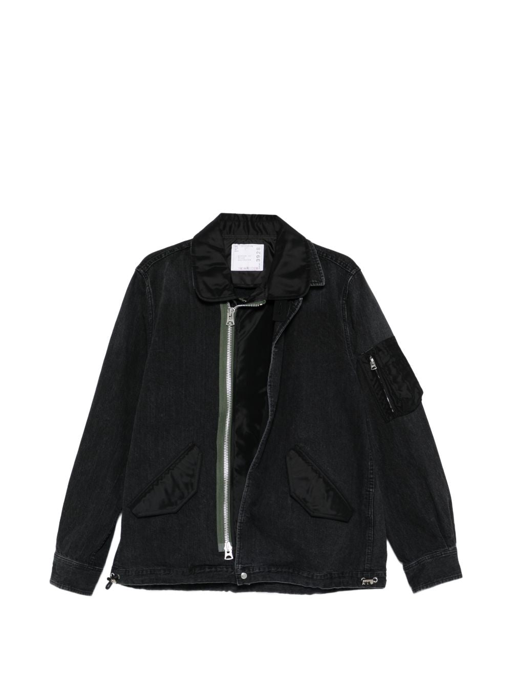 Sacai Men Denim And Nylon Jacket SACAI