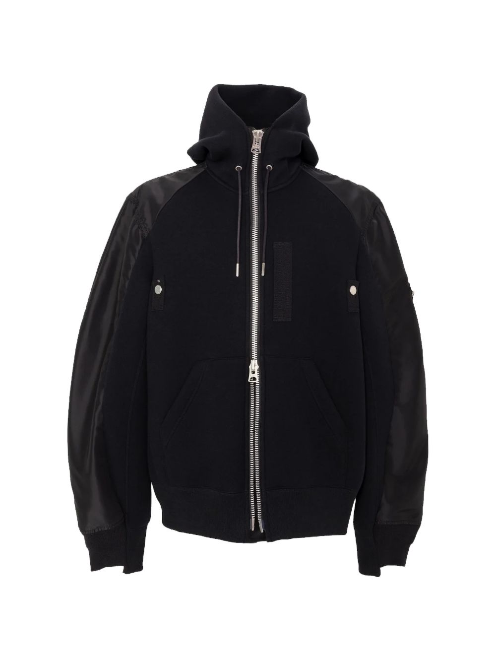 Sacai Men Cotton And Nylon Hoodie SACAI