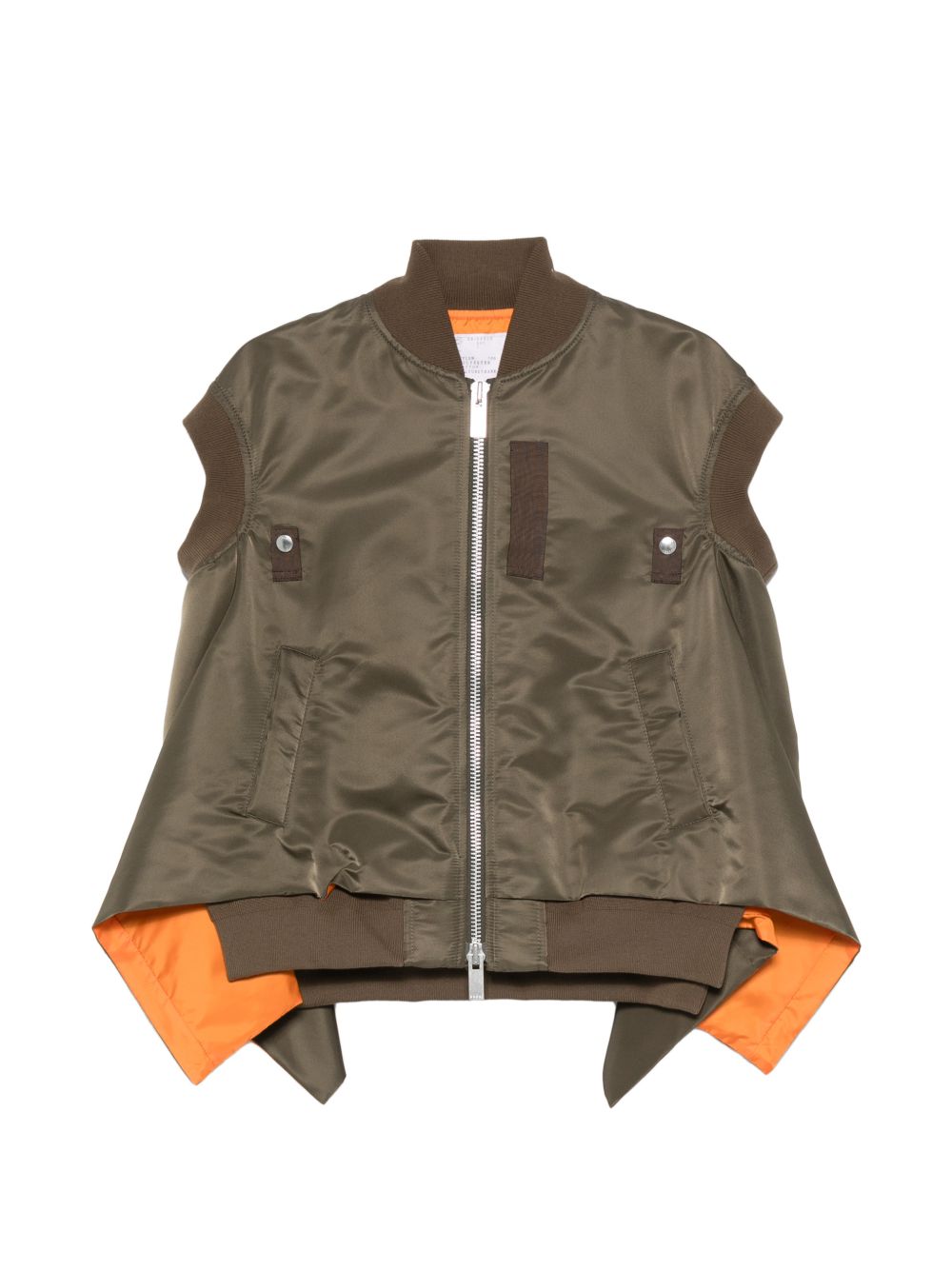 Sacai Women Nylon Zipped Vest SACAI