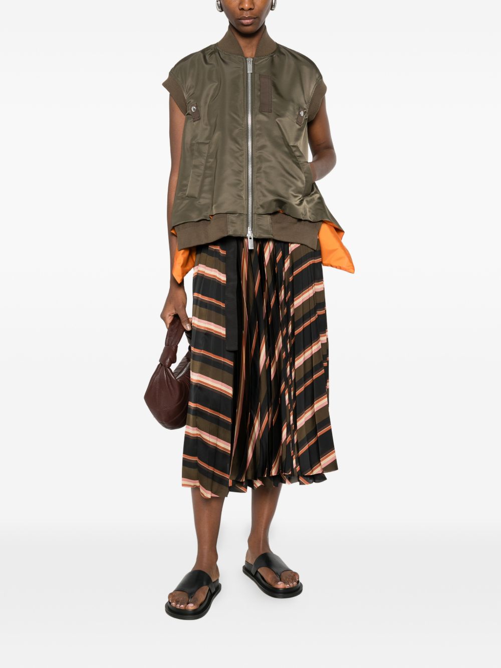 Sacai Women Nylon Zipped Vest SACAI