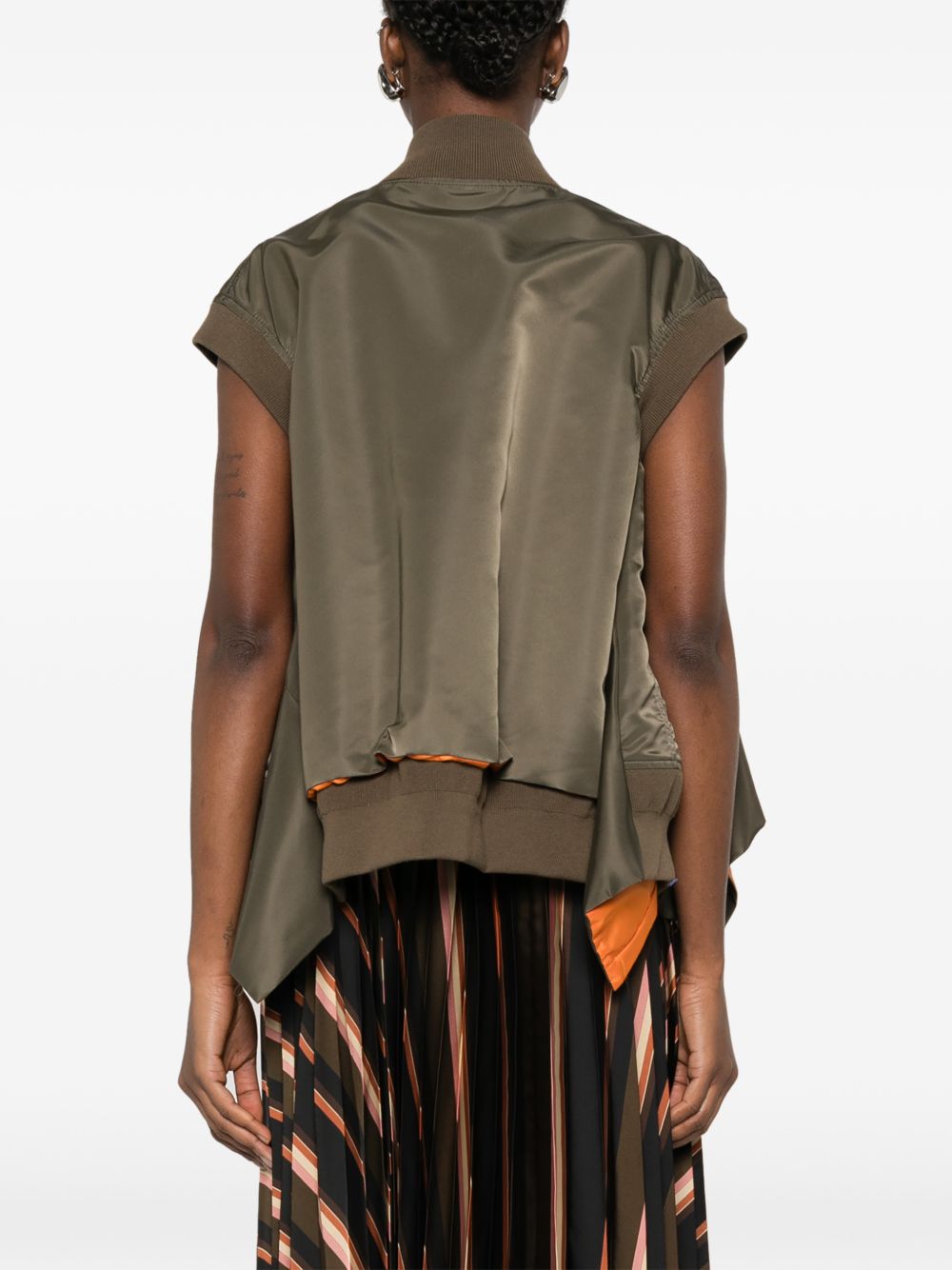 Sacai Women Nylon Zipped Vest SACAI