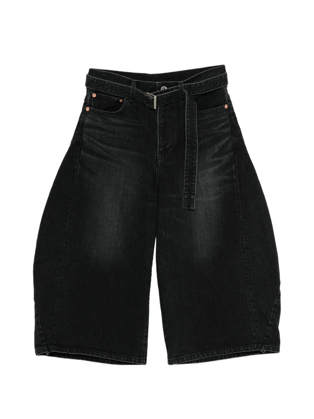 Sacai Women Denim Bermuda Shorts SACAI