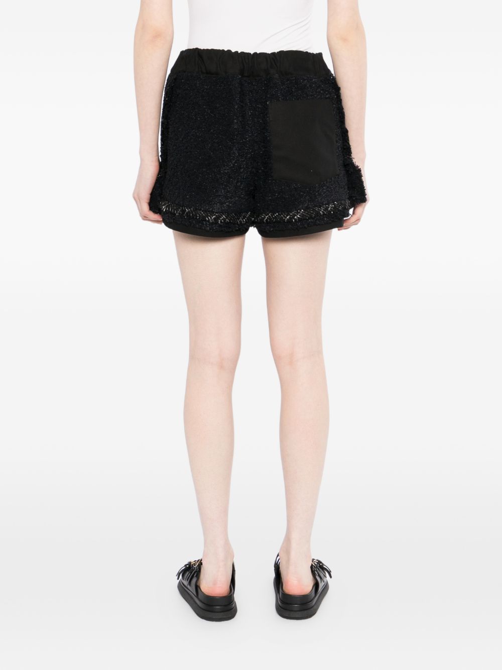 Sacai Women Tweed Shorts SACAI