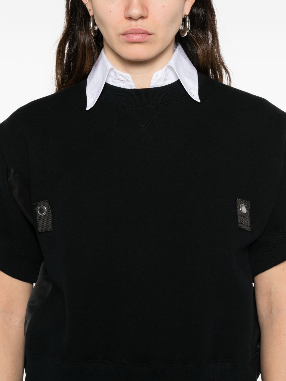 Sacai Women Cotton And Nylon Top SACAI