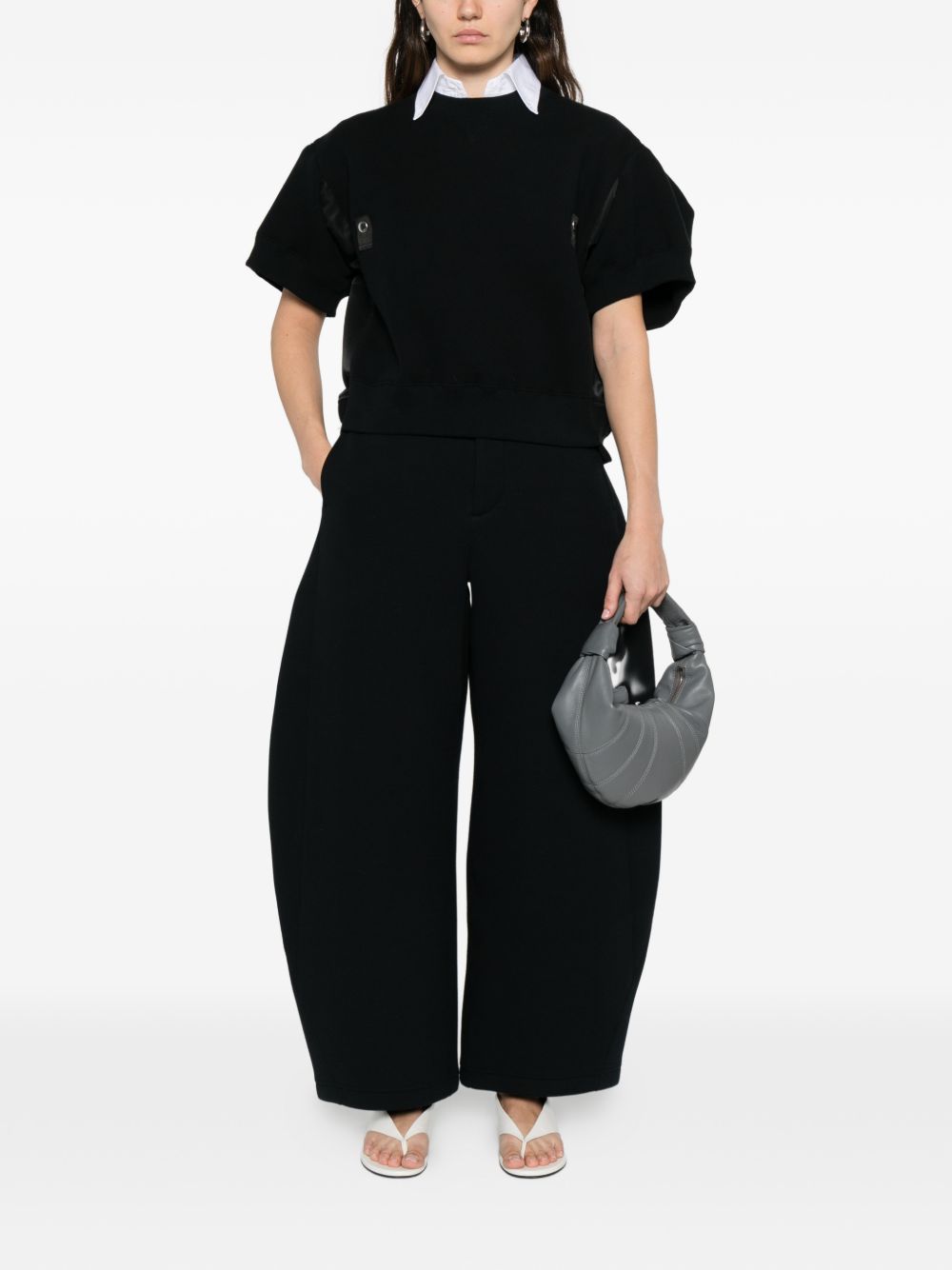Sacai Women Cotton And Nylon Top SACAI