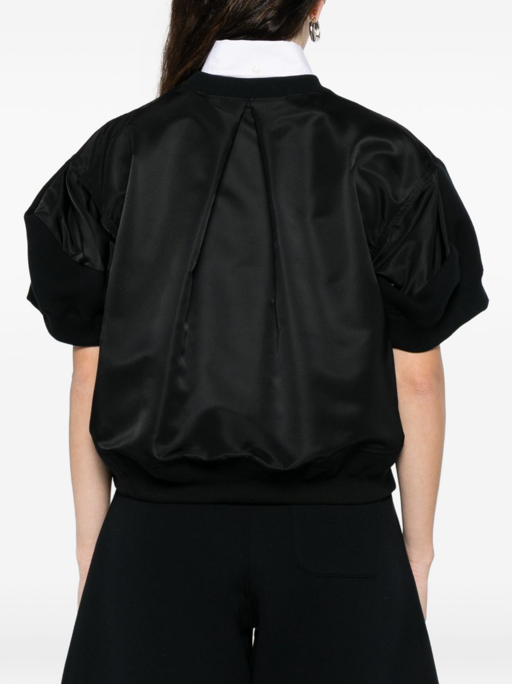 Sacai Women Cotton And Nylon Top SACAI