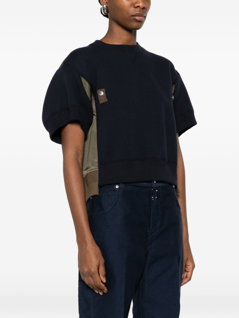 Sacai Women Cotton Blend Sweater SACAI