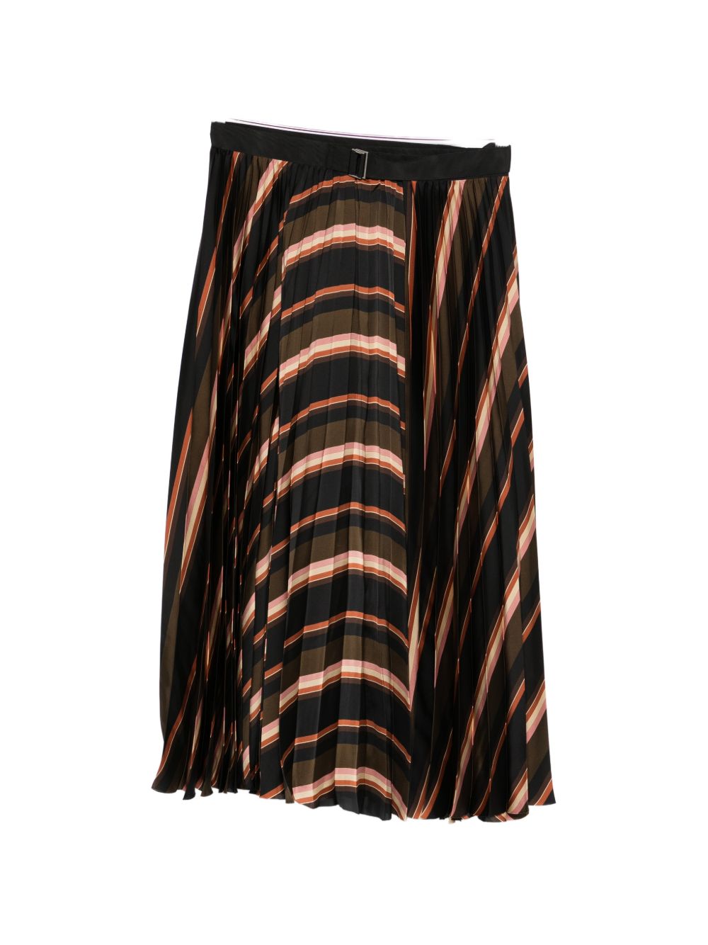 Sacai Women Striped Midi Skirt