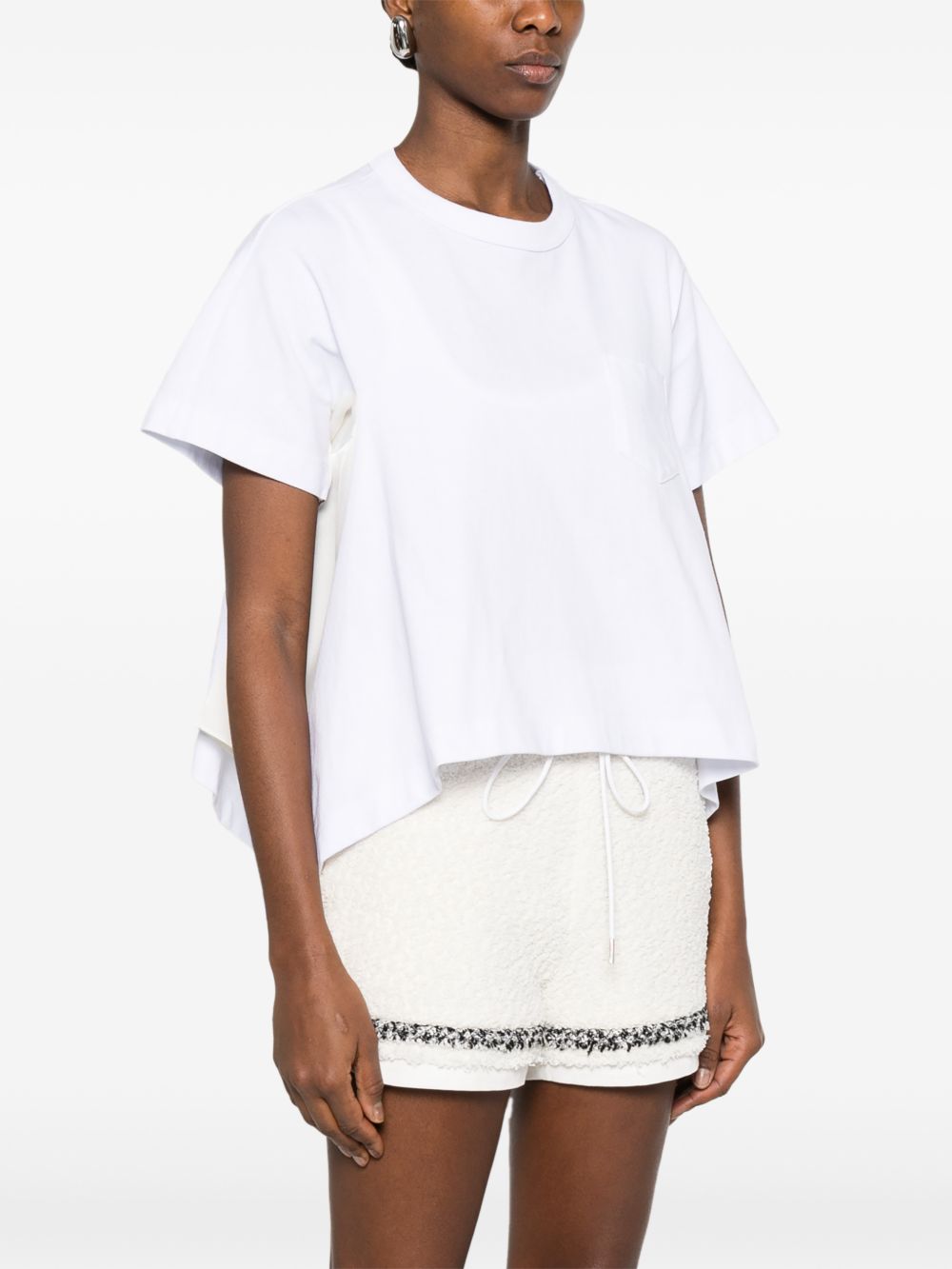 Sacai Women Cotton T-Shirt SACAI