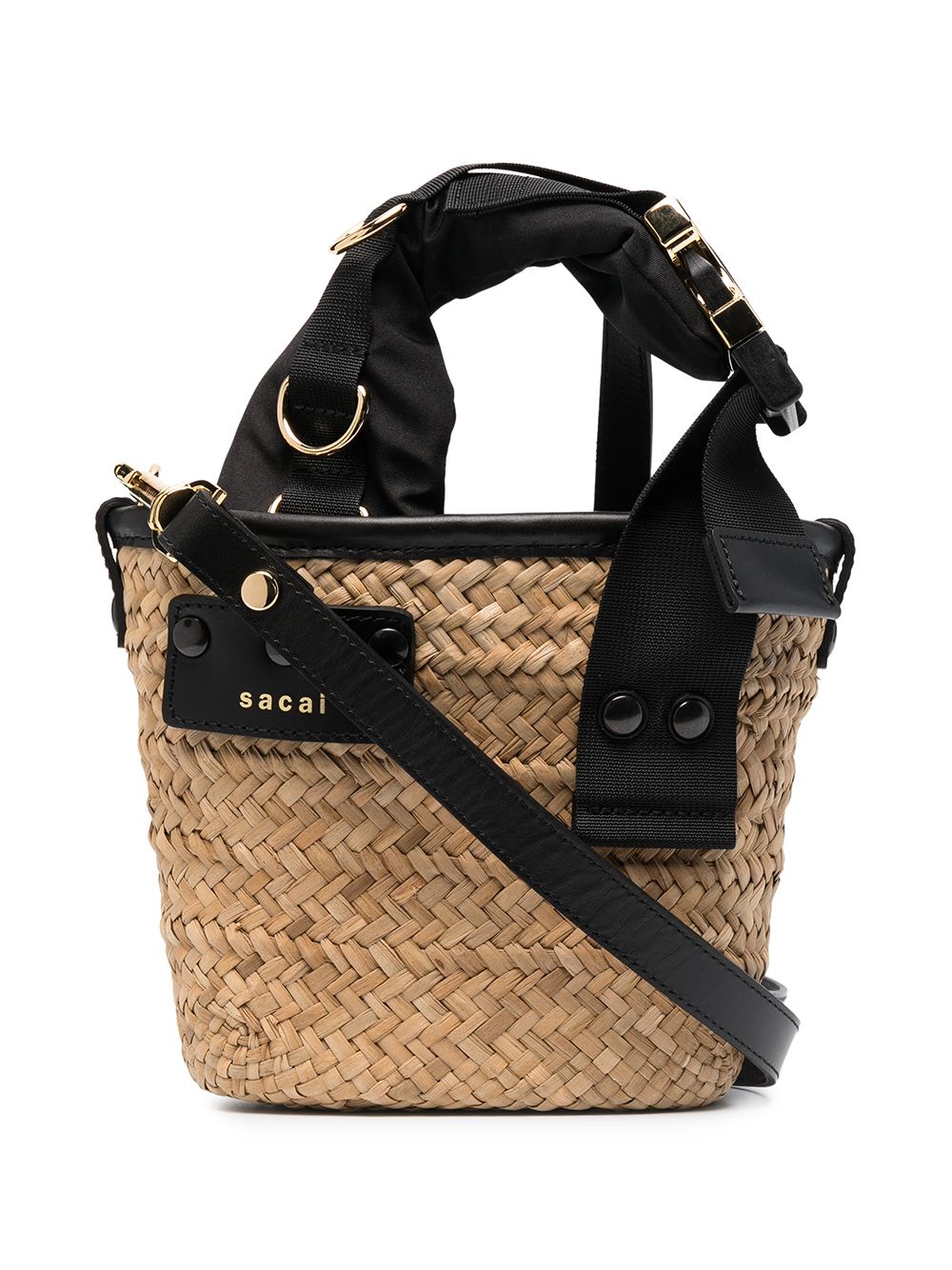 Sacai Women Rafia Bucket Bag SACAI
