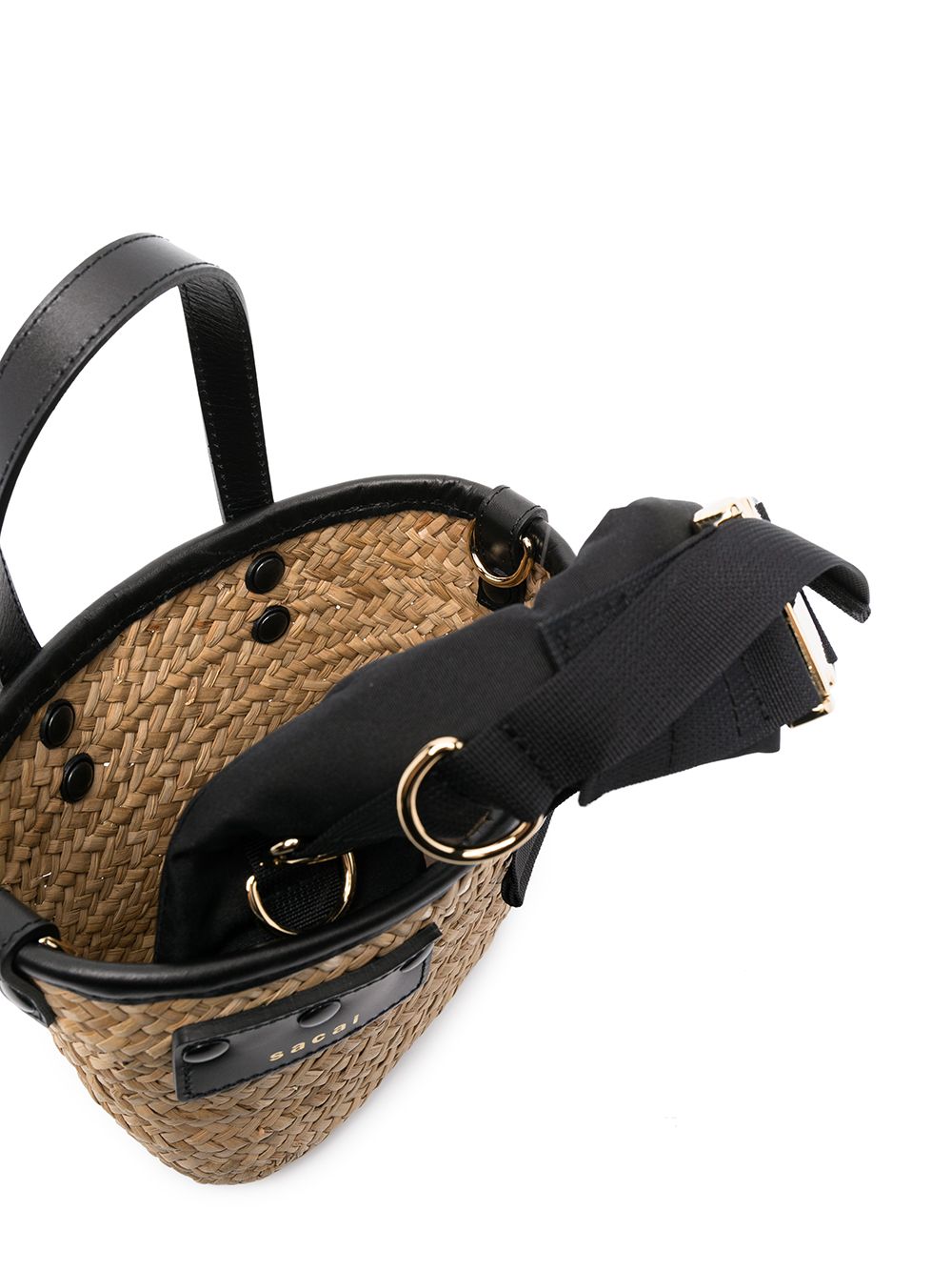 Sacai Women Rafia Bucket Bag SACAI