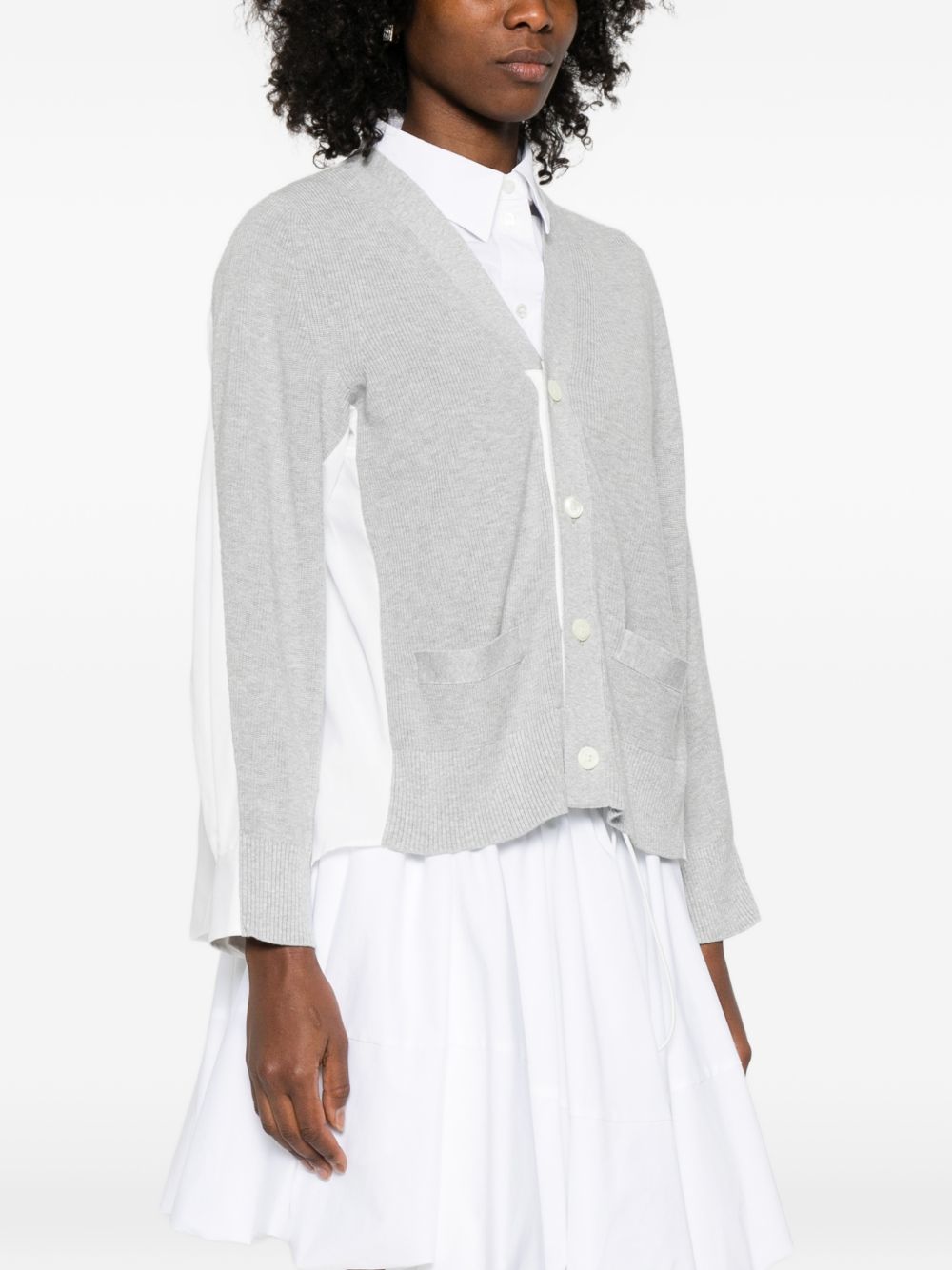 Sacai Women Cotton Cardigan SACAI