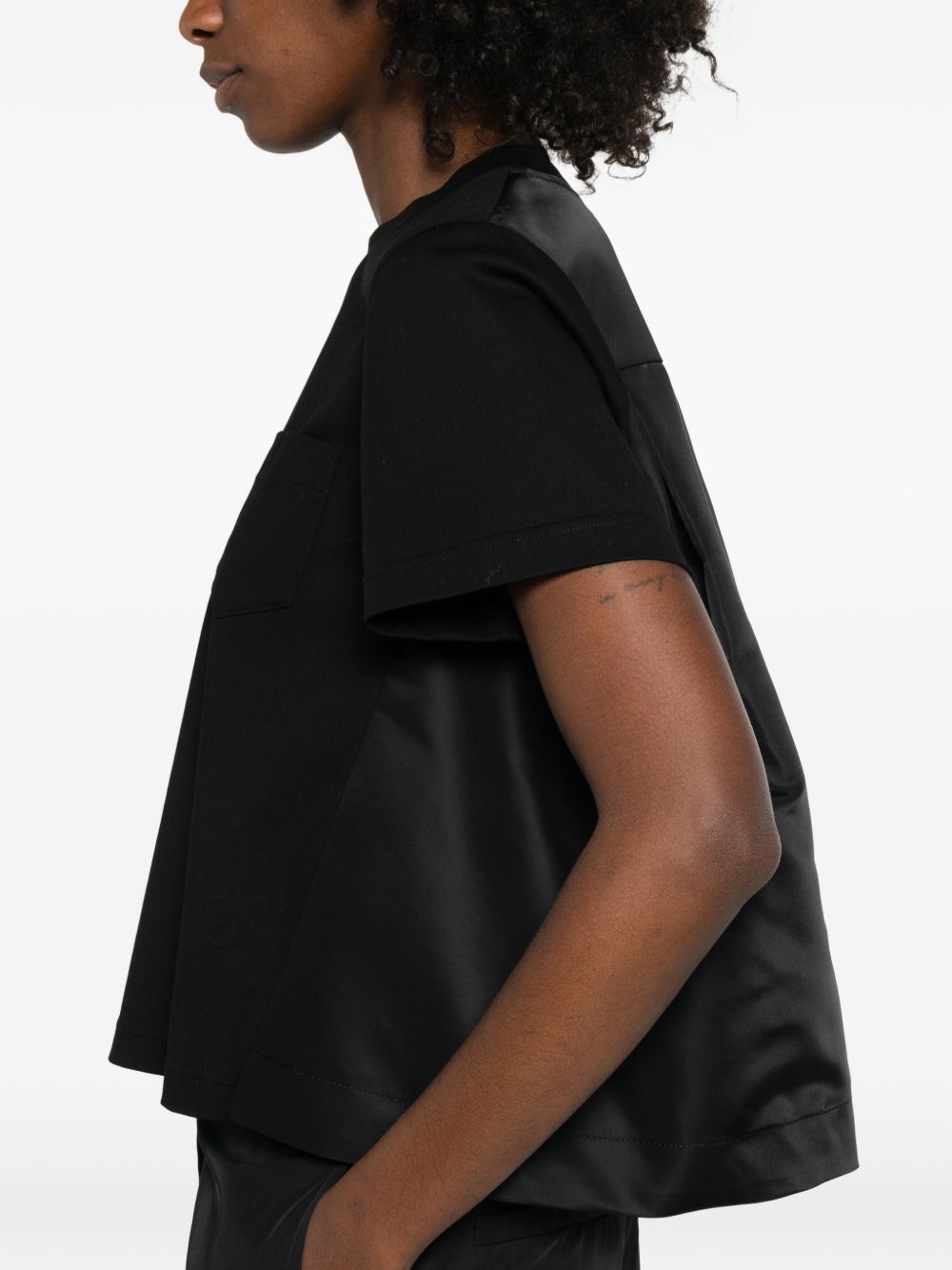 Sacai Women Cotton T-Shirt