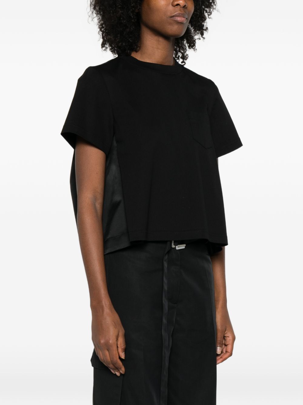 Sacai Women Cotton T-Shirt