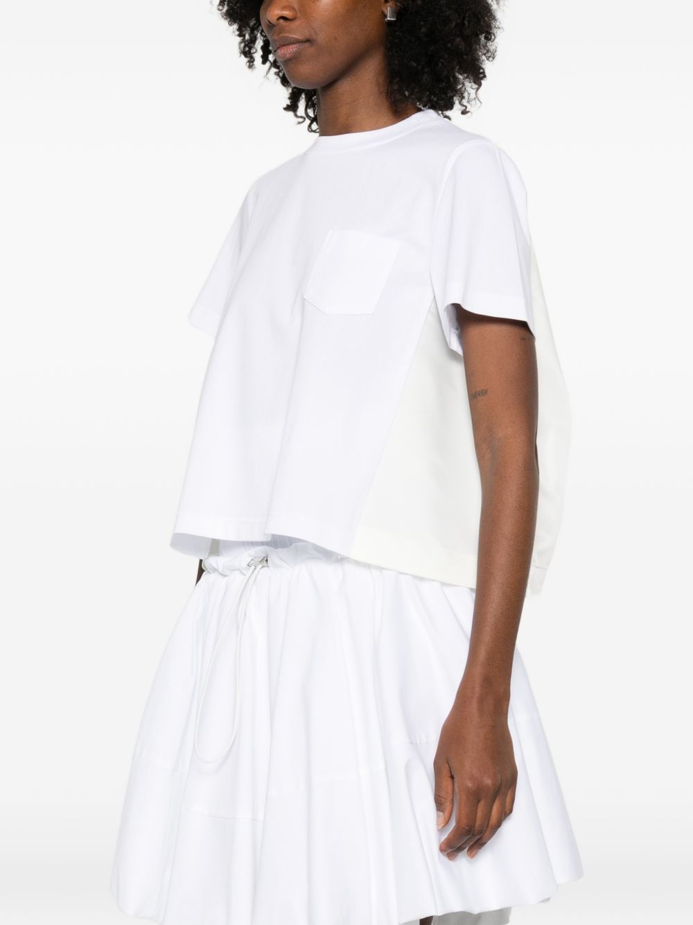 Sacai Women Cotton T-Shirt SACAI