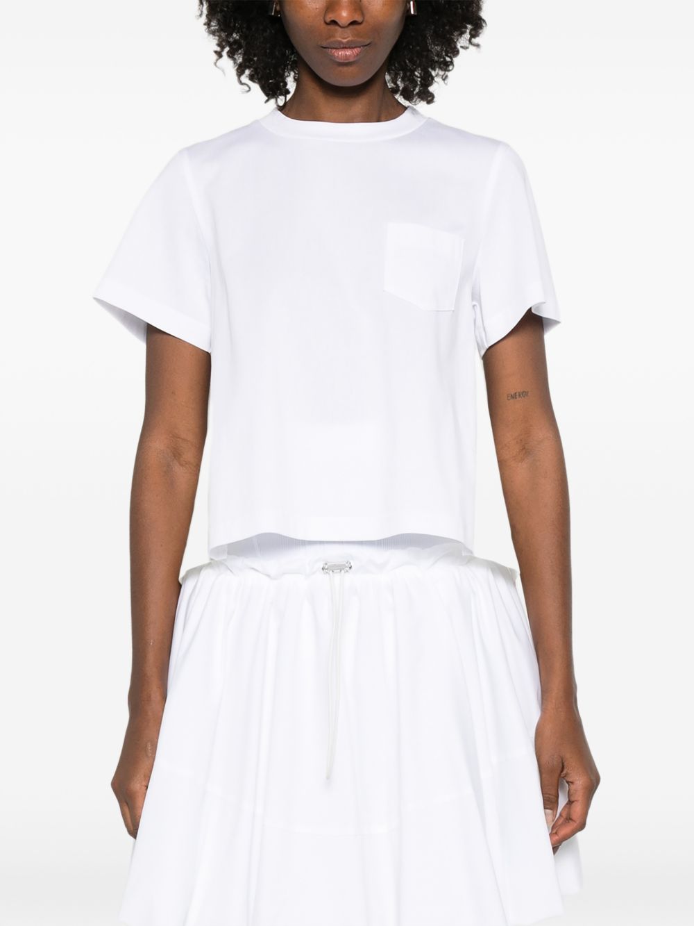 Sacai Women Cotton T-Shirt SACAI