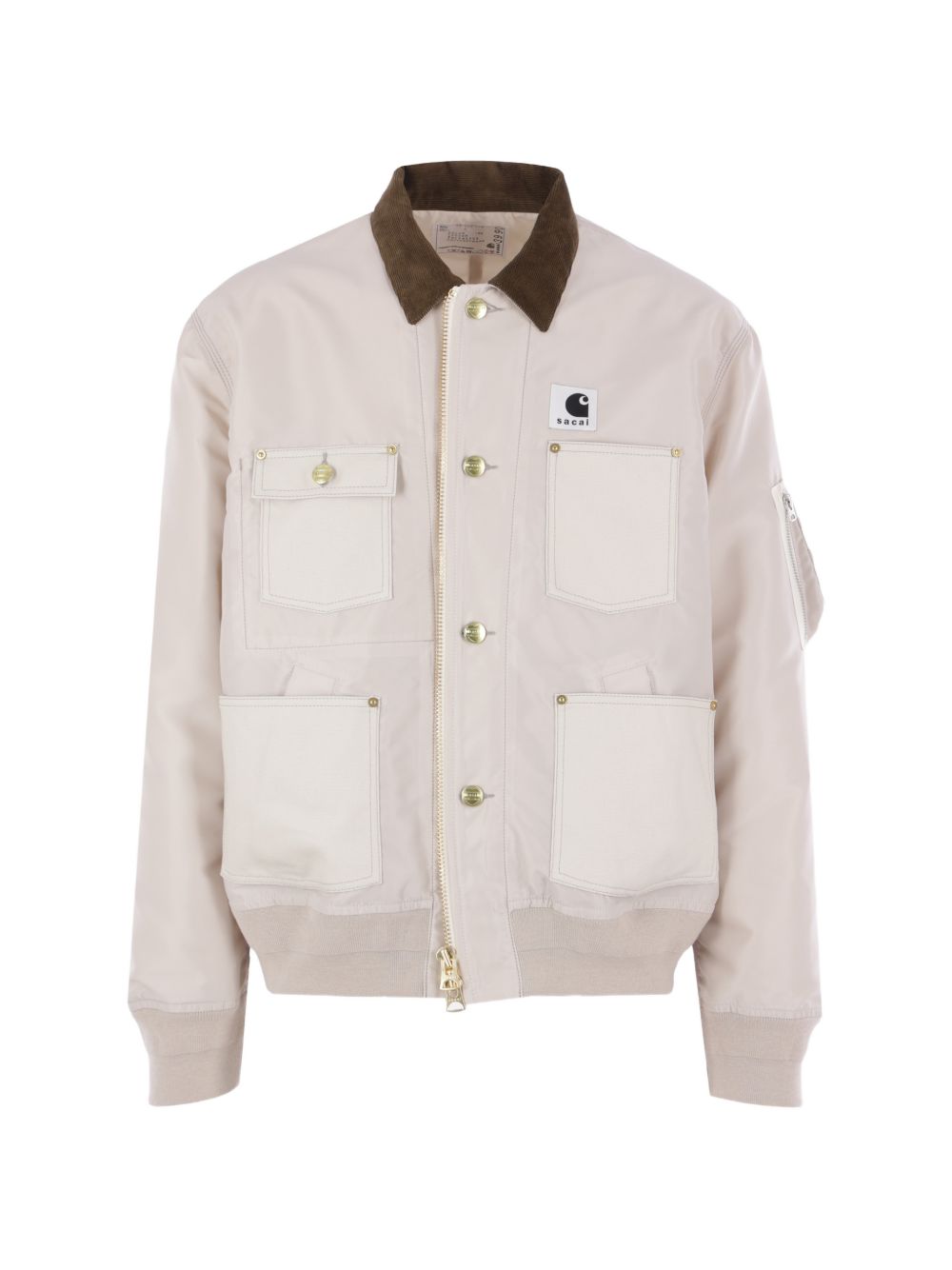 Sacai X Carhartt Wip Men Nylon Multi-Pocket Jacket SACAI X CARHARTT WIP