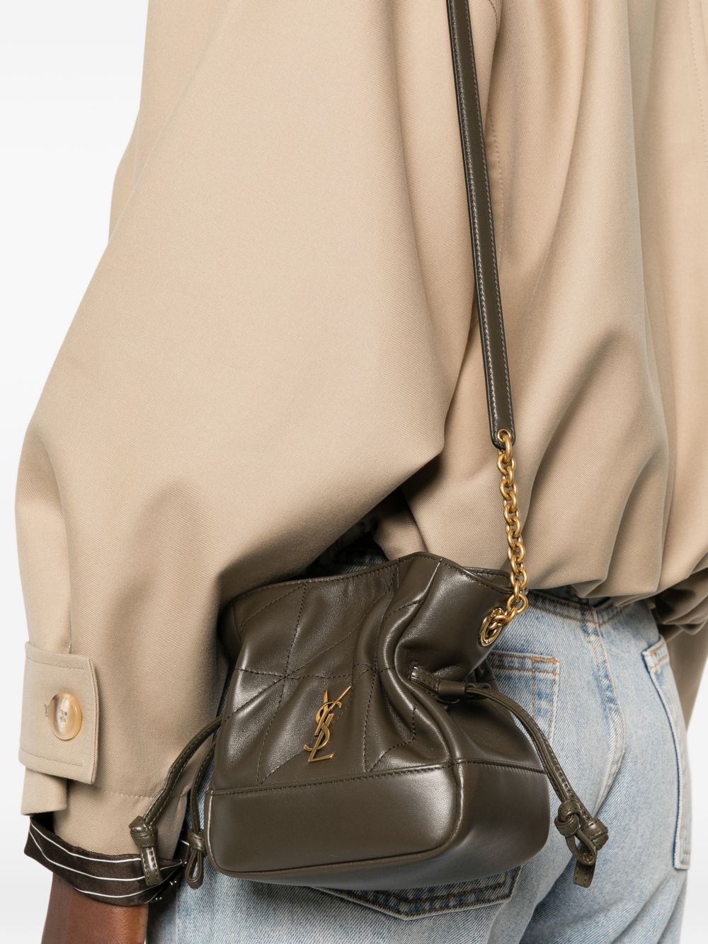 Saint Laurent Women Jamie Leather Mini Bag