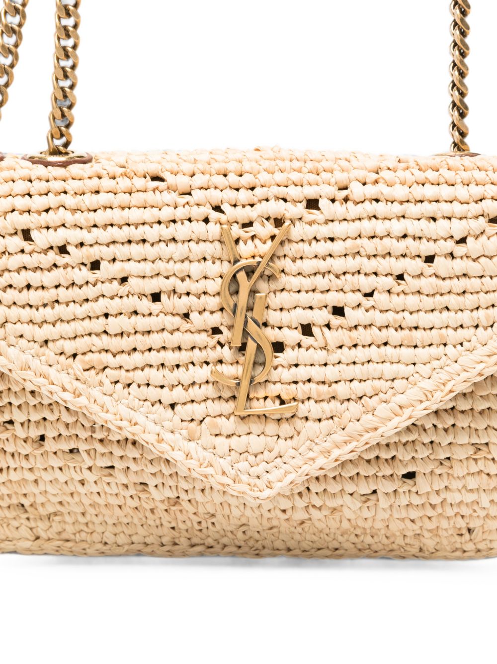 Saint Laurent Women Loulou Rafia Mini Bag SAINT LAURENT