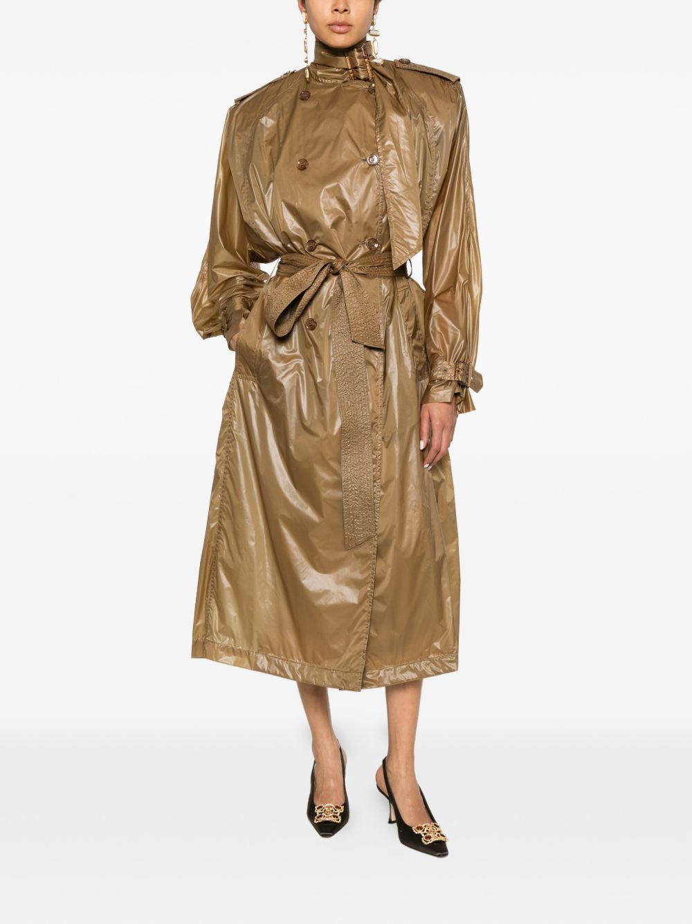 Saint Laurent Women Nylon Trench Coat SAINT LAURENT