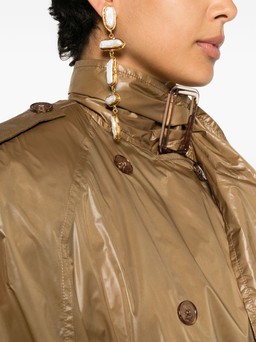 Saint Laurent Women Nylon Trench Coat SAINT LAURENT