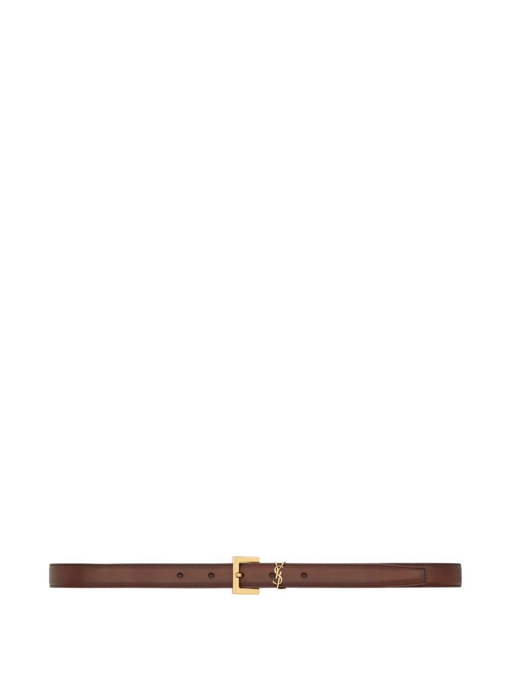 Saint Laurent Women Cassandre Leather Belt SAINT LAURENT