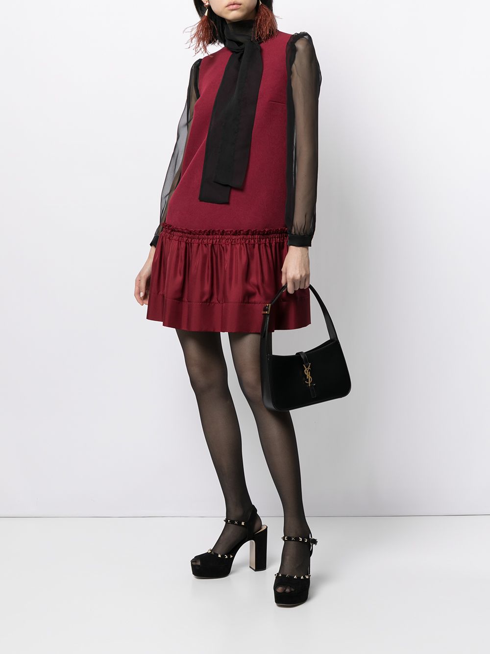 Saint Laurent Women Le 5 À 7 Leather Hobo Bag SAINT LAURENT