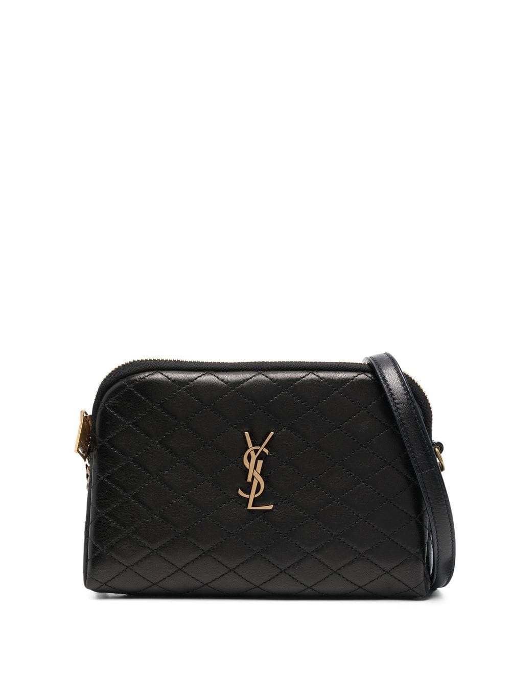 Saint Laurent Women Gaby Mini Leather Crossbody Bag