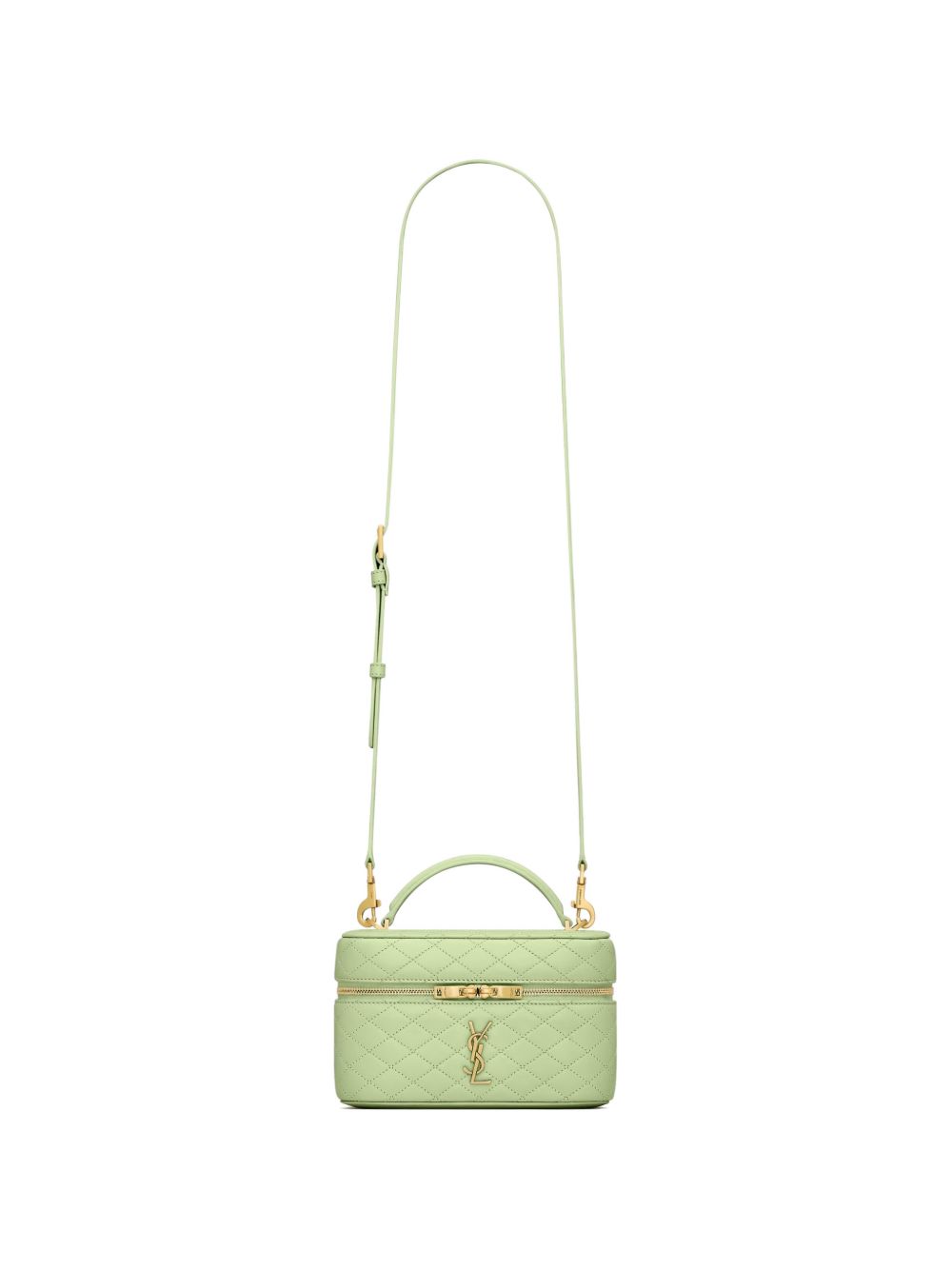 Saint Laurent Women Gaby Leather Vanity Case