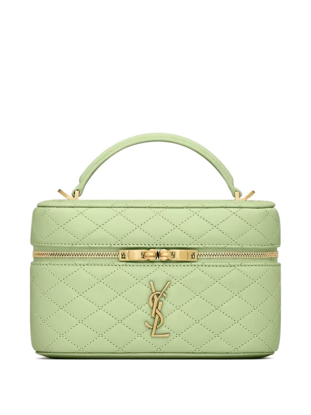 Saint Laurent Women Gaby Leather Vanity Case