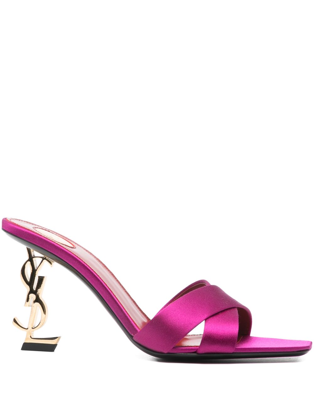 Saint Laurent Women Opyum Satin Sandals SAINT LAURENT