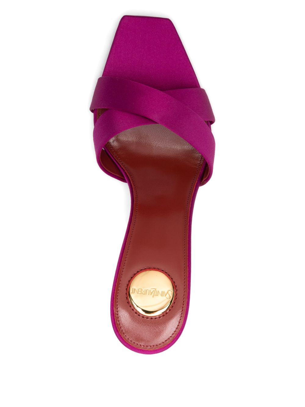 Saint Laurent Women Opyum Satin Sandals SAINT LAURENT