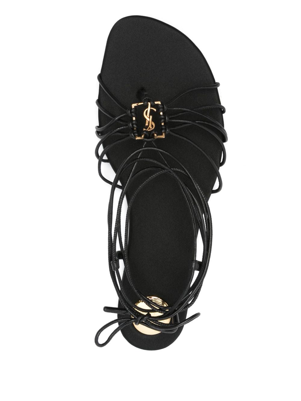 Saint Laurent Women Babylone Satin Sandals SAINT LAURENT