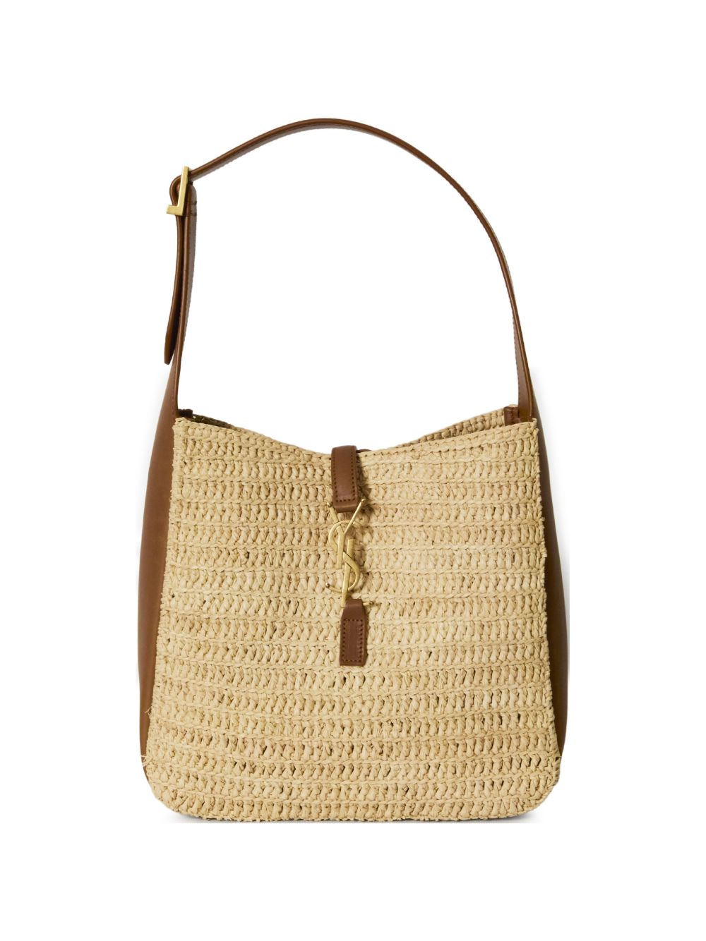 Saint Laurent Women Le 5 À 7 Small Rafia Hobo Bag SAINT LAURENT