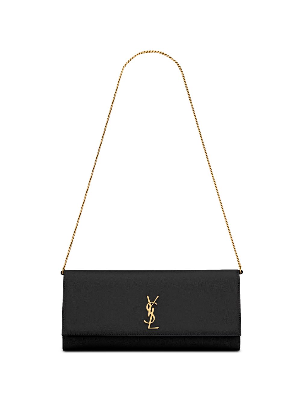 Saint Laurent Women Kate Leather Clutch SAINT LAURENT