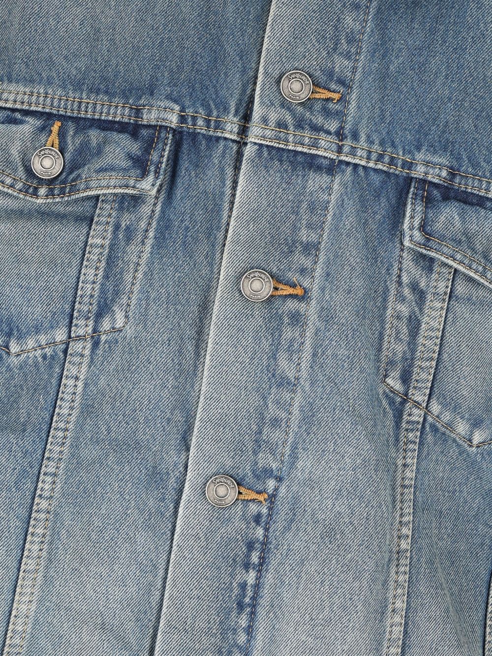 Saint Laurent Men Denim Trucker Jacket SAINT LAURENT