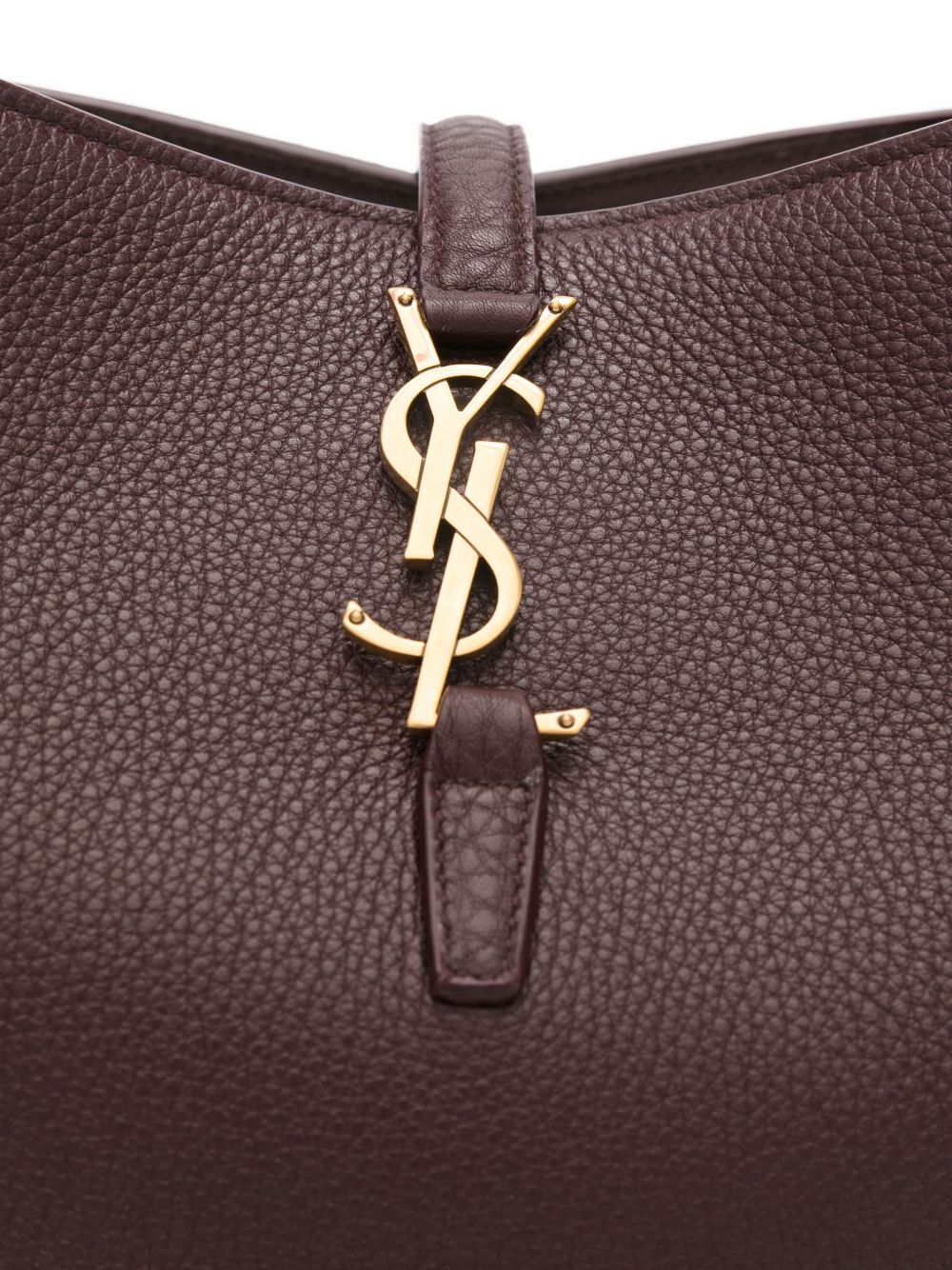 Saint Laurent Women Le 37 Medium Leather Bucket Bag