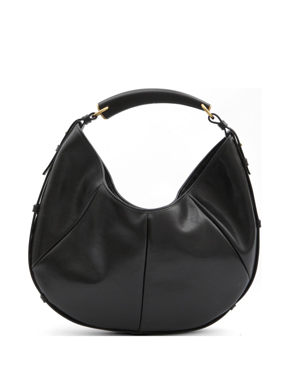 Saint Laurent Women Mombasa Medium Leather Hobo Bag SAINT LAURENT