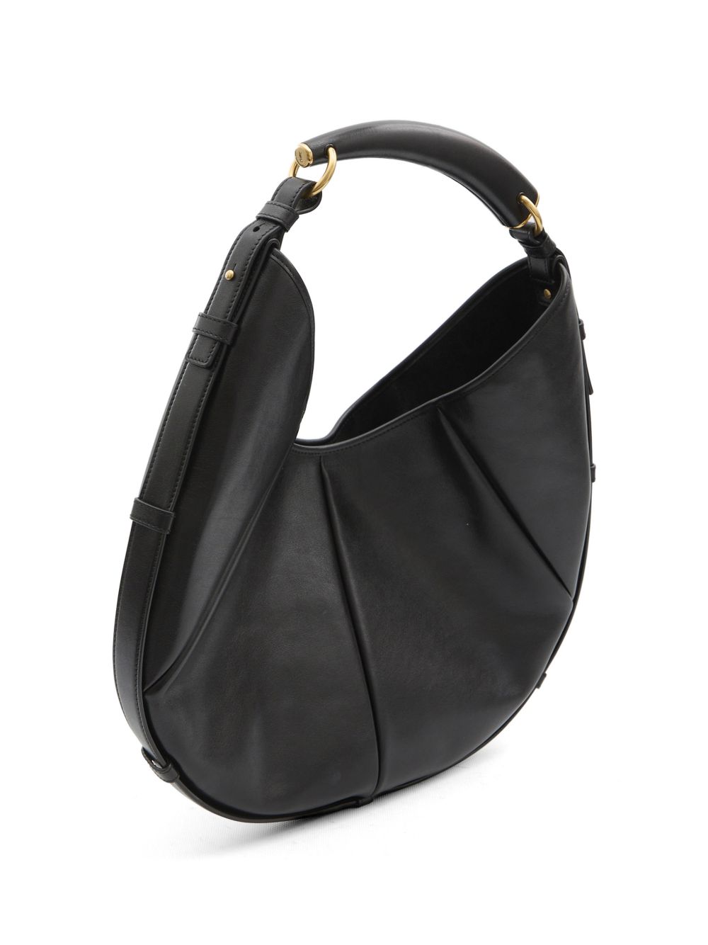 Saint Laurent Women Mombasa Medium Leather Hobo Bag SAINT LAURENT