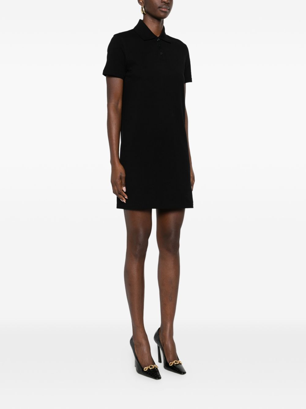 Saint Laurent Women Cotton Polo Dress