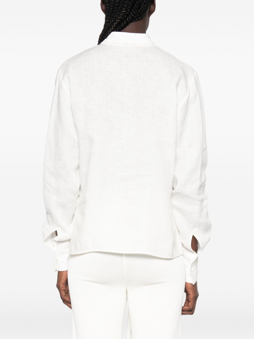 Ermanno Scervino Women Linen Shirt ERMANO SCERVINO