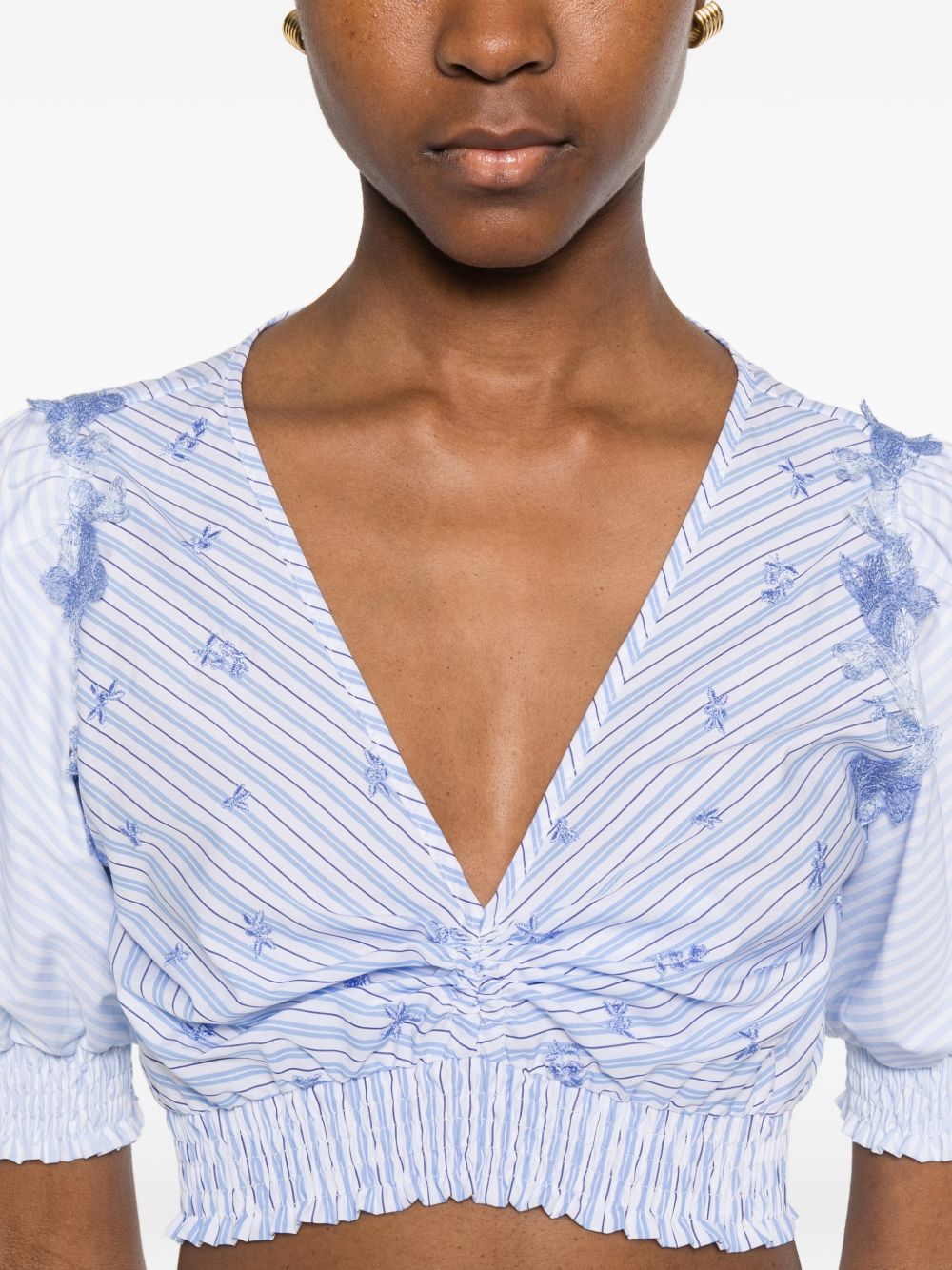 Ermanno Scervino Women Embroidered Cropped Top ERMANO SCERVINO