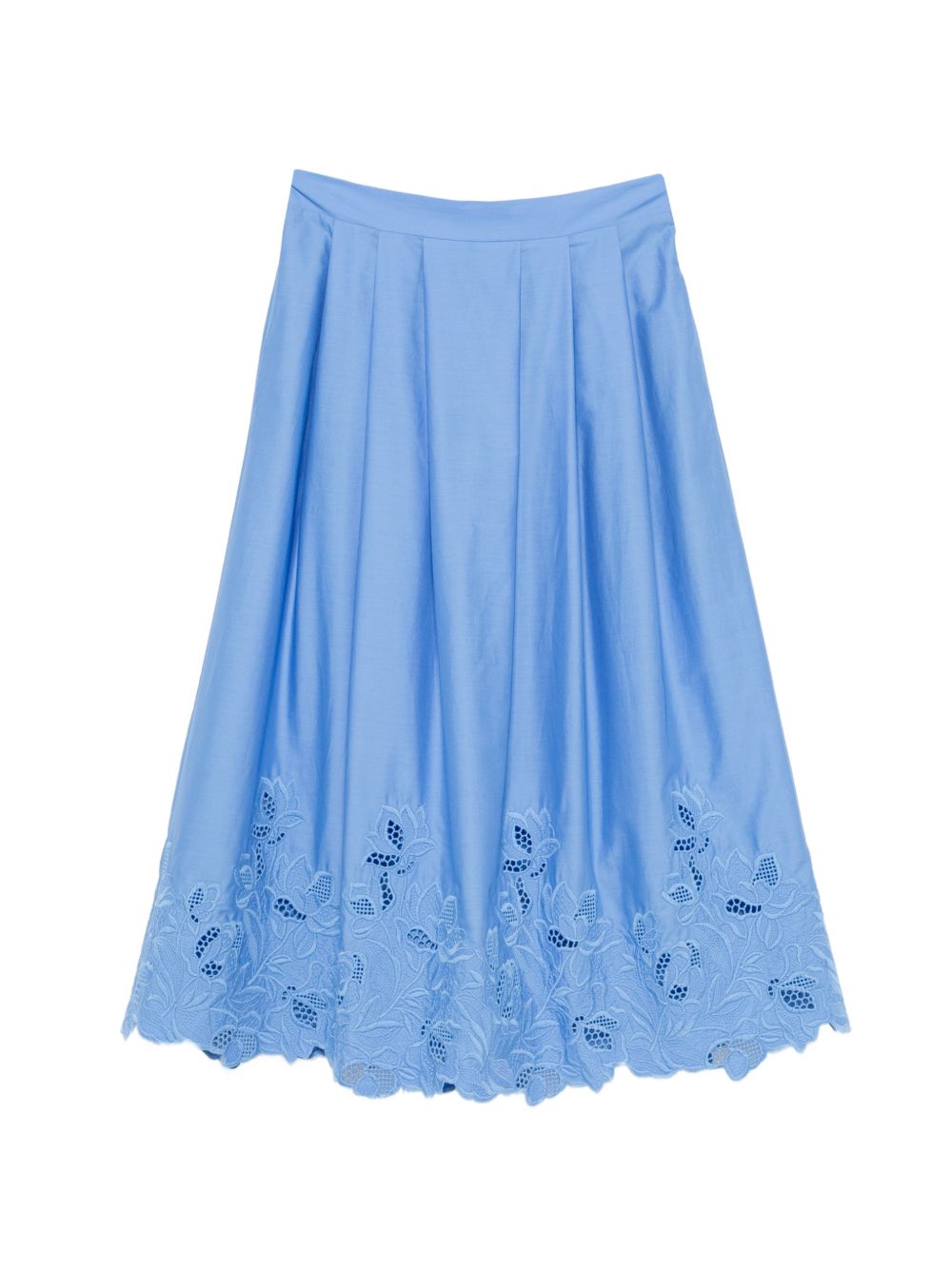 Ermanno Scervino Women Embroidered Cotton Skirt ERMANO SCERVINO
