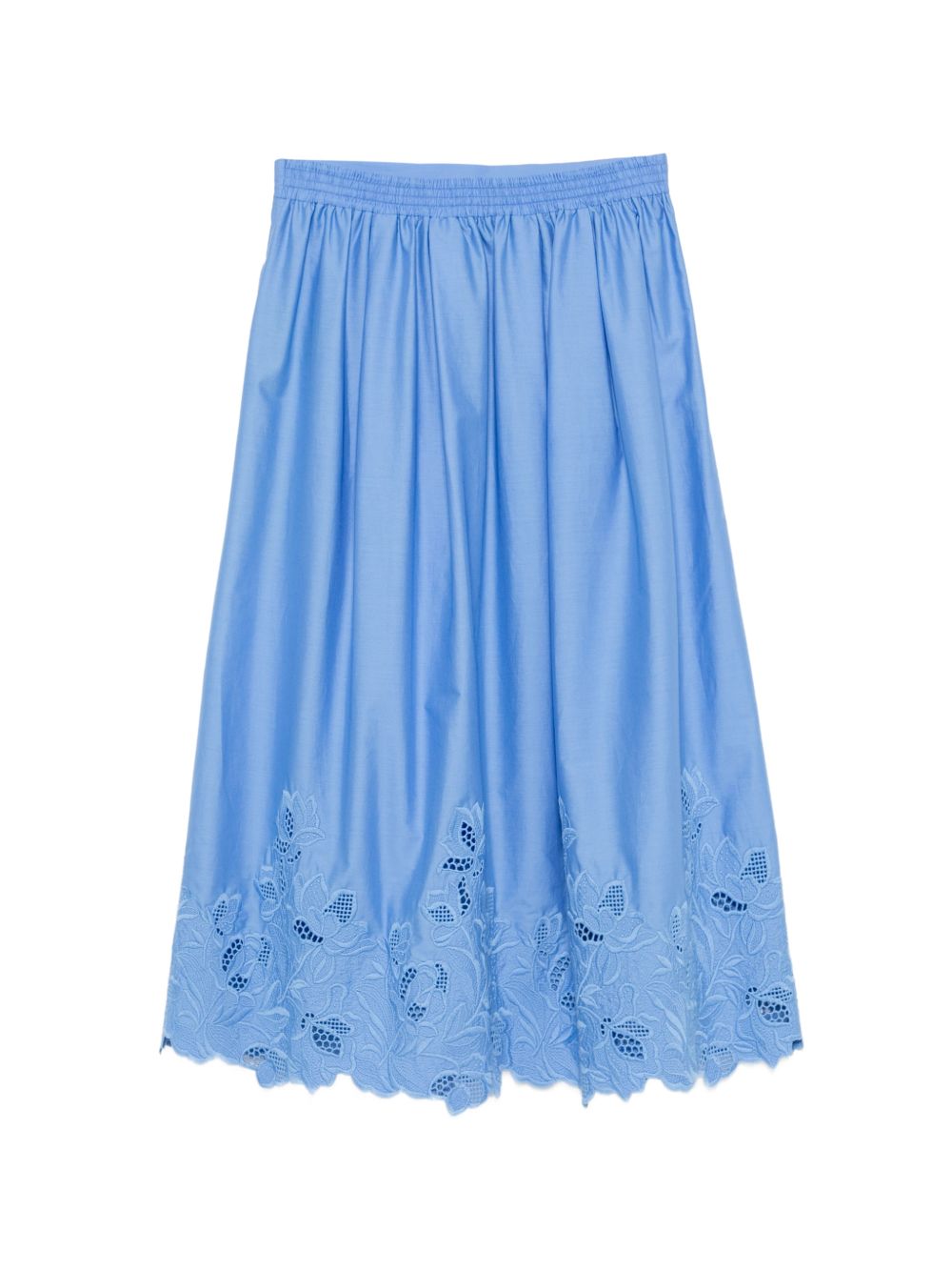 Ermanno Scervino Women Embroidered Cotton Skirt ERMANO SCERVINO